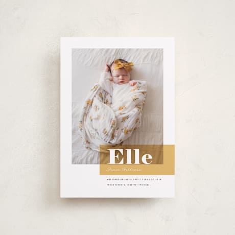 Petite Birth Announcements