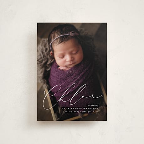 Petite Birth Announcements
