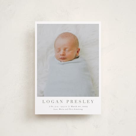 Petite Birth Announcements