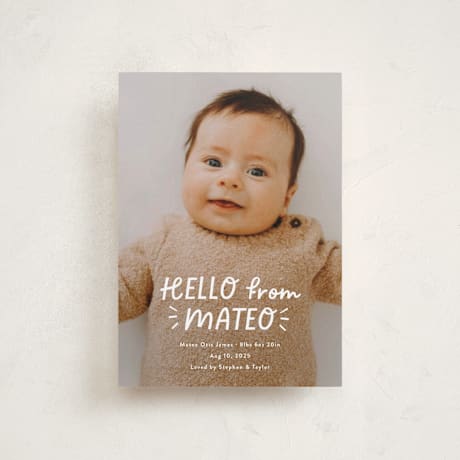 Petite Birth Announcements