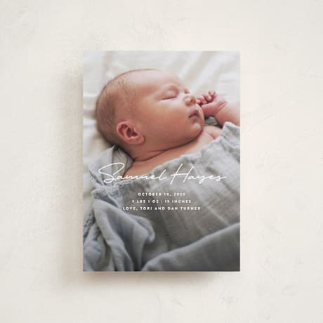 Petite Birth Announcements