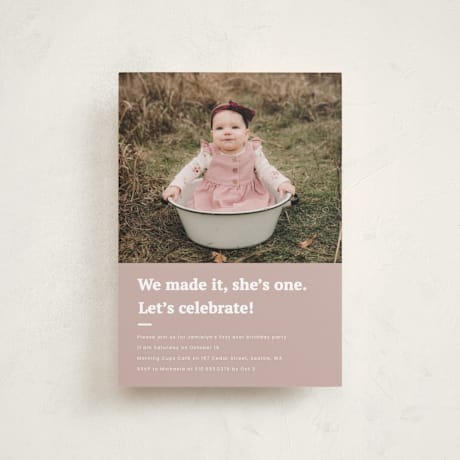 Petite Children's Birthday Party Invitations