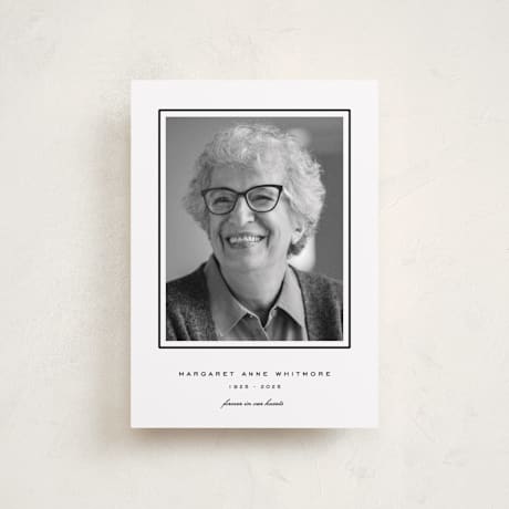 Petite Memorial Cards