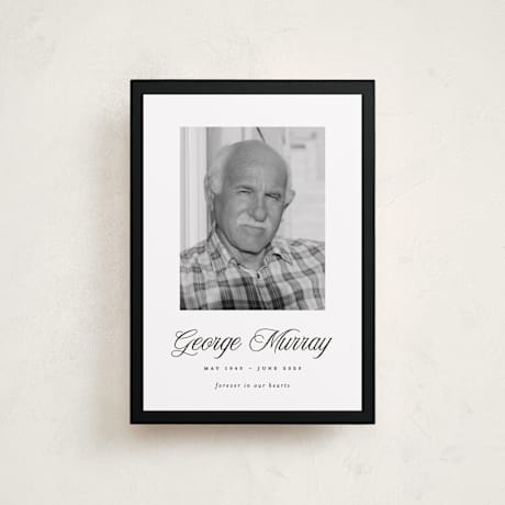 Petite Memorial Cards