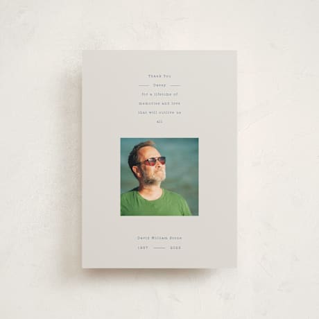 Petite Memorial Cards