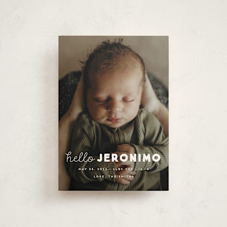 Petite Birth Announcements