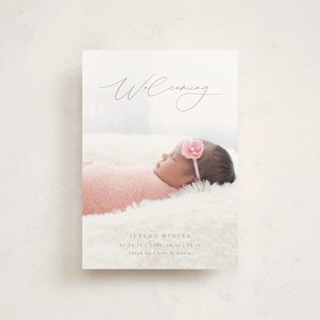 Petite Birth Announcements