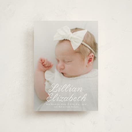 Petite Birth Announcements