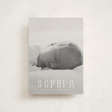 Petite Birth Announcements