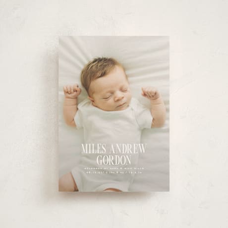 Petite Birth Announcements
