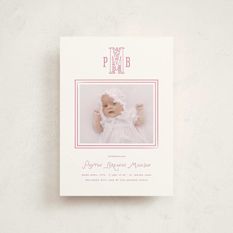 Petite Birth Announcements