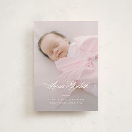 Petite Birth Announcements