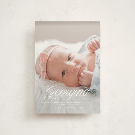 Petite Birth Announcements