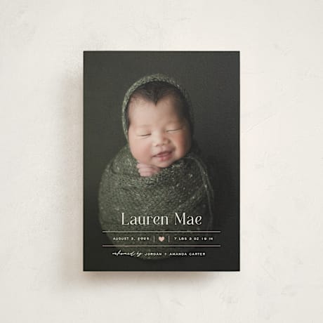 Petite Birth Announcements