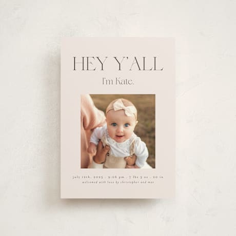 Petite Birth Announcements