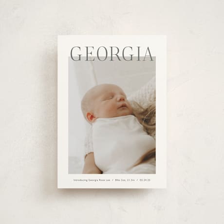 Petite Birth Announcements