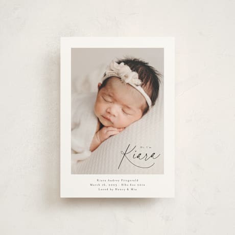 Petite Birth Announcements
