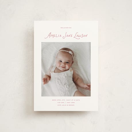 Petite Birth Announcements