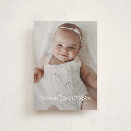 Petite Birth Announcements