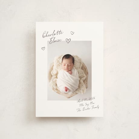 Petite Birth Announcements
