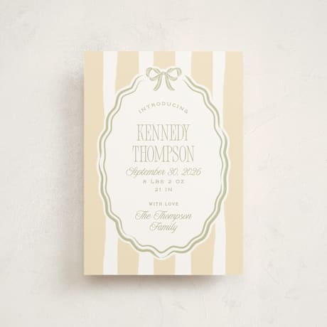 Petite Birth Announcements