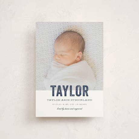 Birth Announcement Postcards