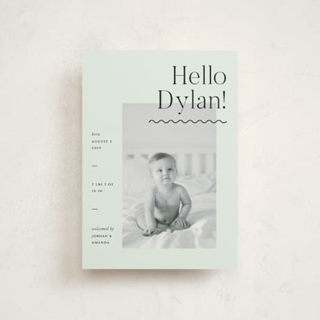 Birth Announcement Postcards