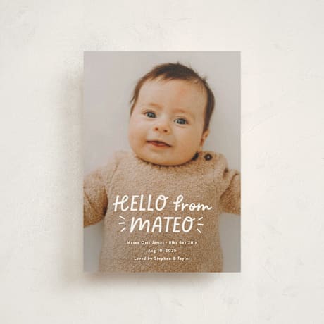 Birth Announcement Postcards