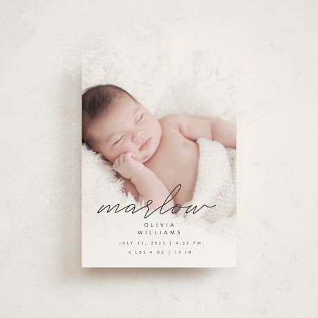 Birth Announcement Postcards