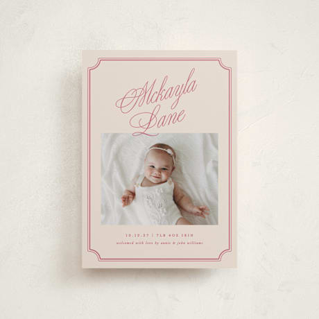 Birth Announcement Postcards