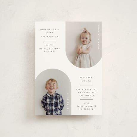 Petite Children's Birthday Party Invitations