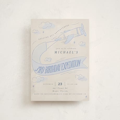 Petite Children's Birthday Party Invitations