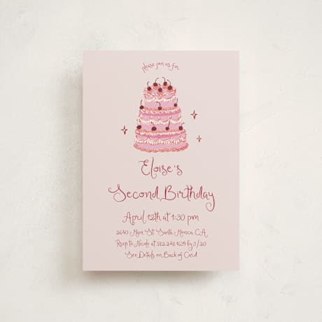 Petite Children's Birthday Party Invitations