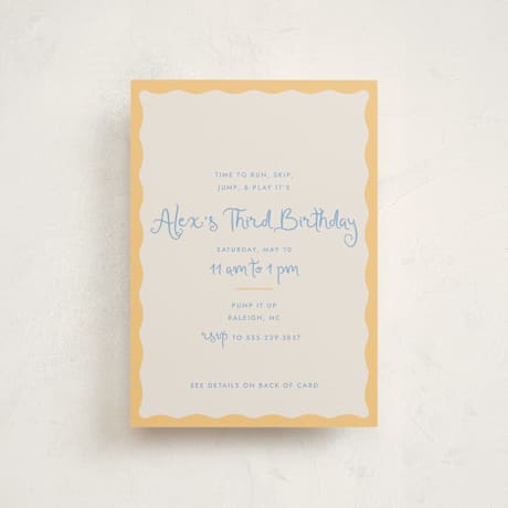 Petite Children's Birthday Party Invitations