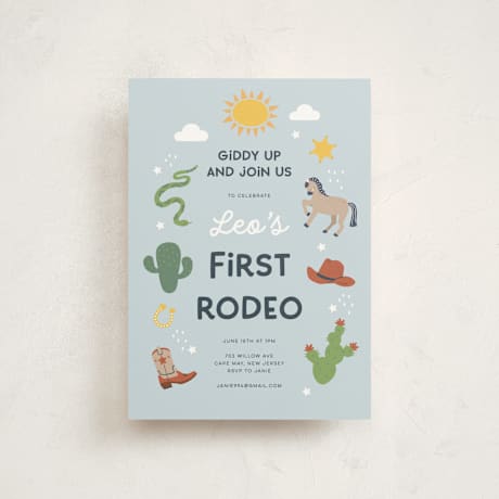 Petite Children's Birthday Party Invitations