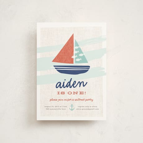 Petite Children's Birthday Party Invitations