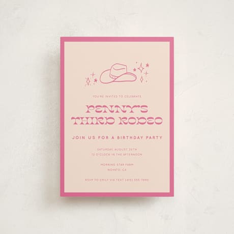 Petite Children's Birthday Party Invitations