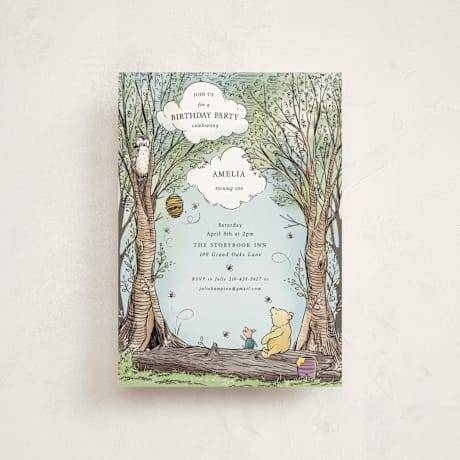 Petite Children's Birthday Party Invitations