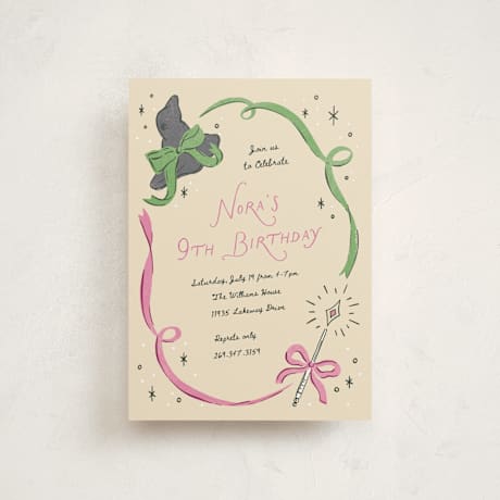 Petite Children's Birthday Party Invitations