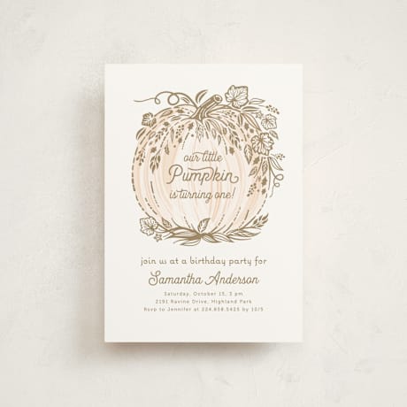 Petite Children's Birthday Party Invitations