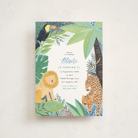 Petite Children's Birthday Party Invitations