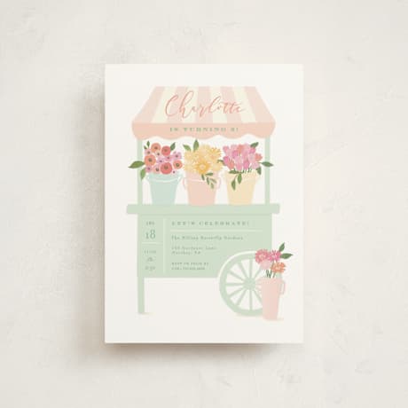 Petite Children's Birthday Party Invitations