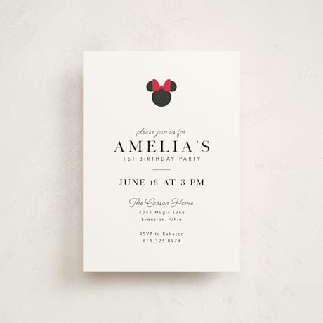 Petite Children's Birthday Party Invitations