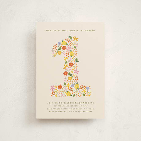 Petite Children's Birthday Party Invitations