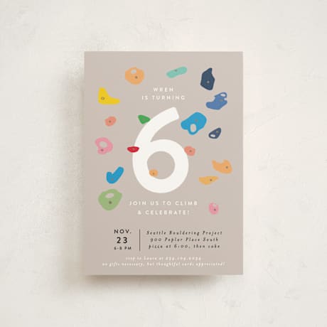 Petite Children's Birthday Party Invitations