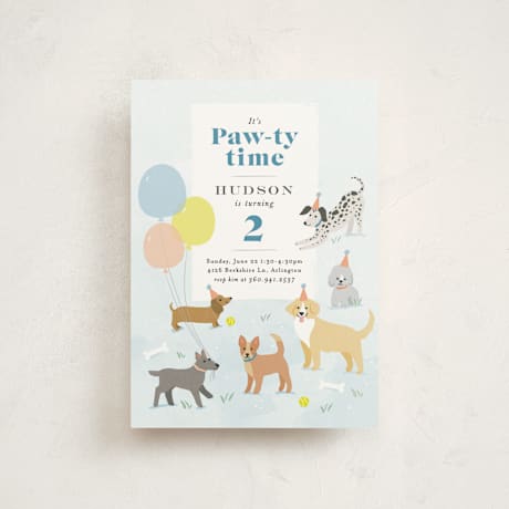 Petite Children's Birthday Party Invitations