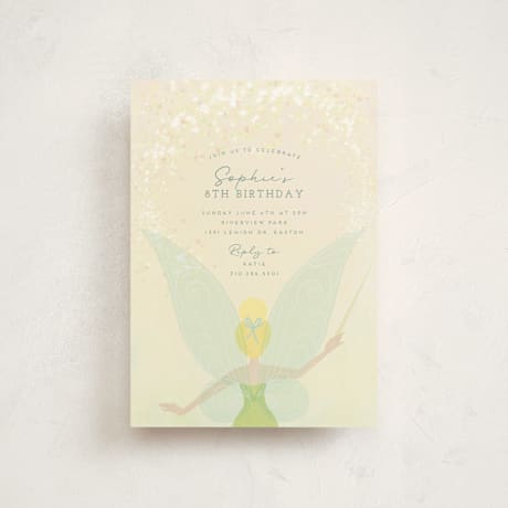 Petite Children's Birthday Party Invitations