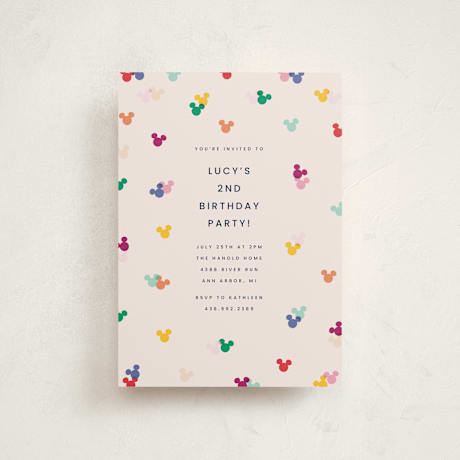 Petite Children's Birthday Party Invitations