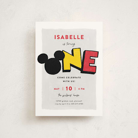 Petite Children's Birthday Party Invitations