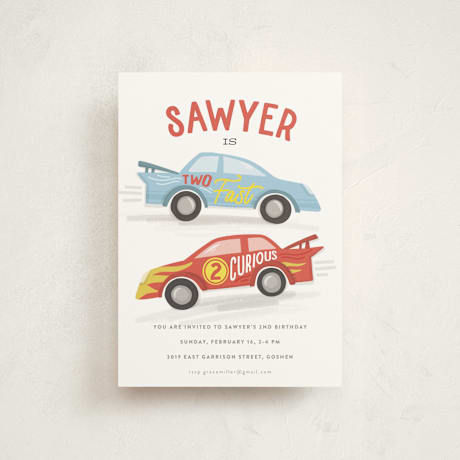 Petite Children's Birthday Party Invitations